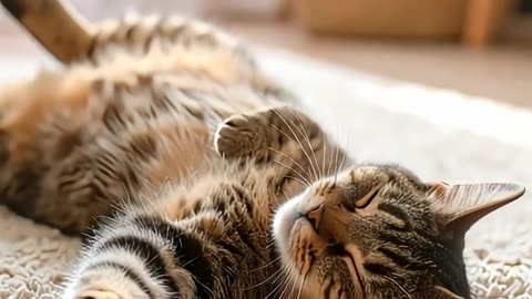 Is This the Cutest Sleeping Tabby Cat Ever 😻💤