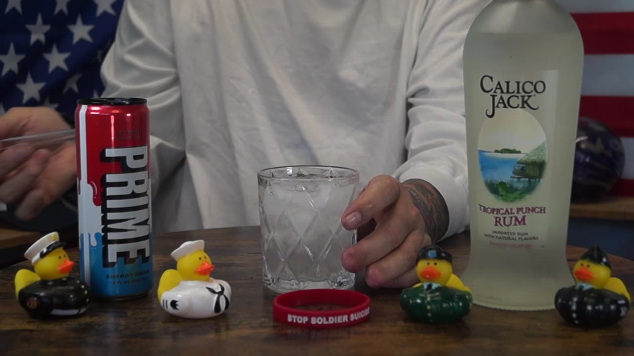 Peter Dehaan - Calico Jack Tropical Punch Rum & Prime Ice Pop Energy Drink