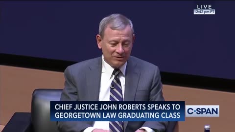 Chief Justice Roberts Speaks at Georgetown University Law