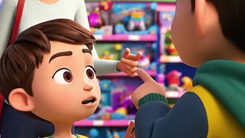 Naughty Ali at the Toy store