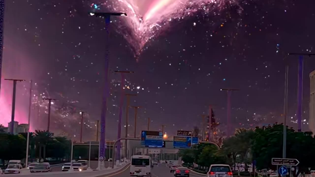 Celestial Heartbeat: Love Written in the Sky