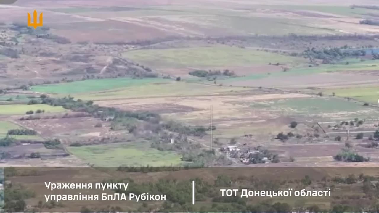 🔥 Ukrainian struck Russian Rubikon UAV command post and ammunition depot in Donetsk region.