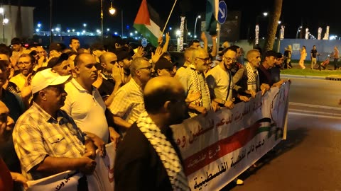 مسيرة شعبية دعما لغزة الوفاء لدماء الشهداء طنجة 15 07 2025 حرية كرامة عدالة اجتماعية
