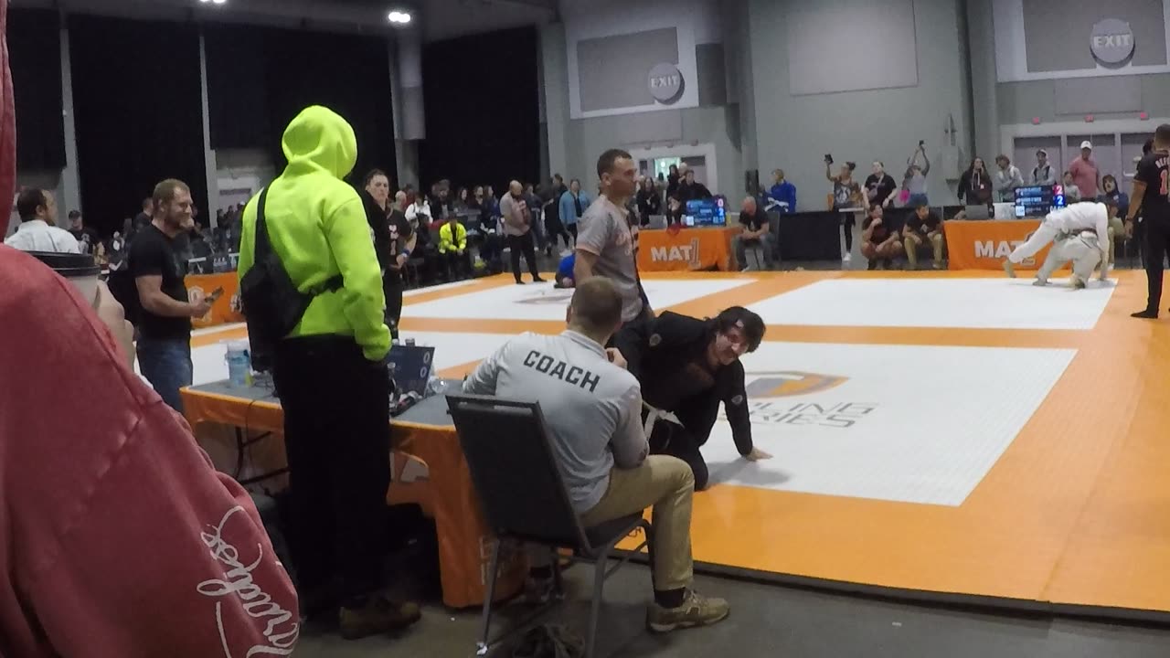 Eahan takes a nap, Grappling Industries Syracuse 9-6-2025