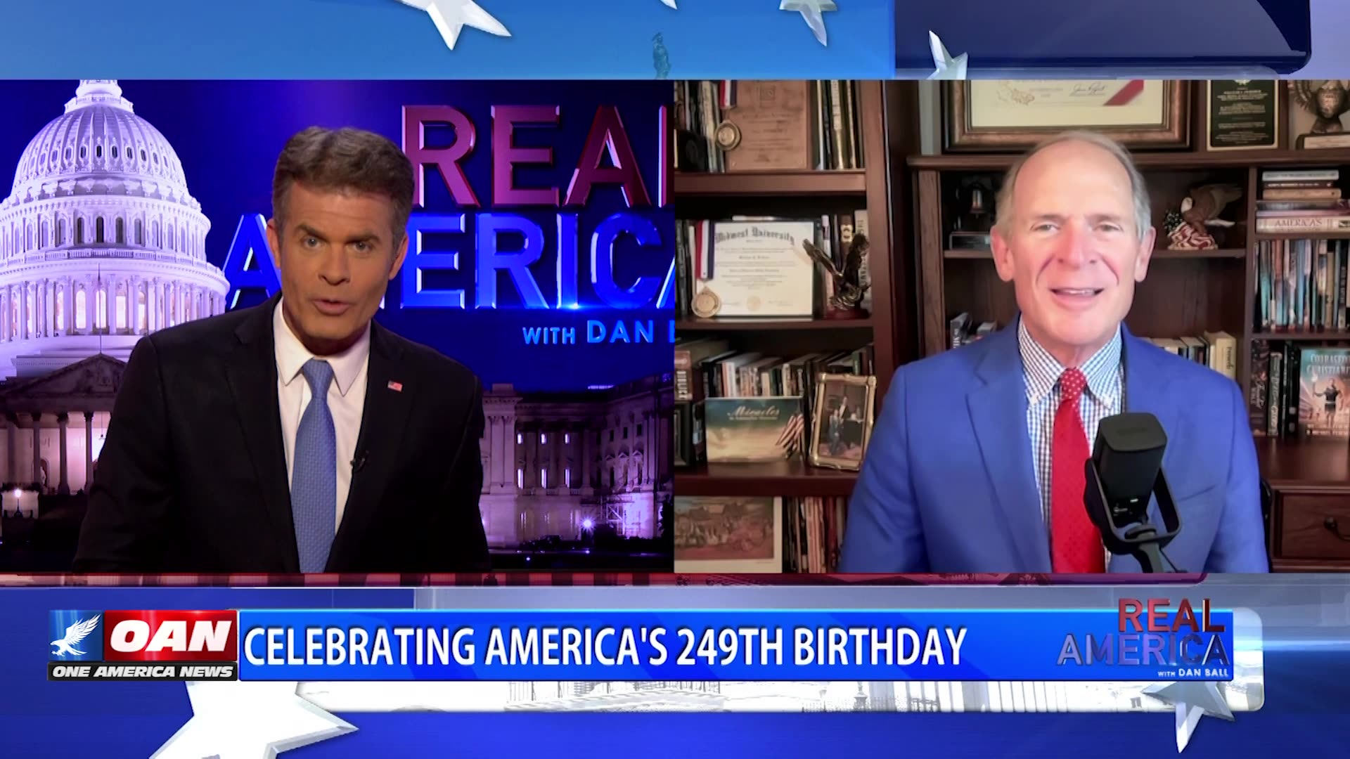 REAL AMERICA -- Dan Ball W/ William Federer, The History Of Independence Day, 7/3/25