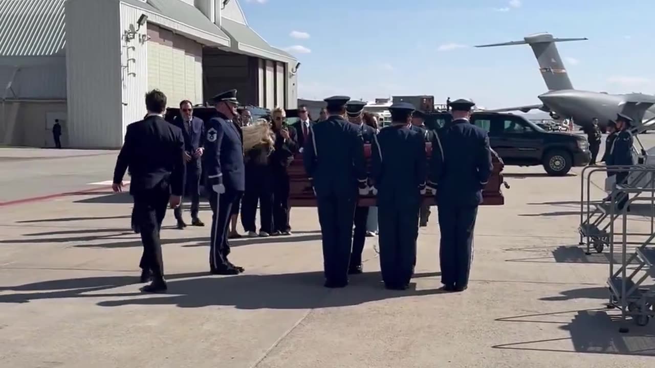 The Vice President is escorting Charlie Kirk home. Kirk was instrumental in his rise in politics.