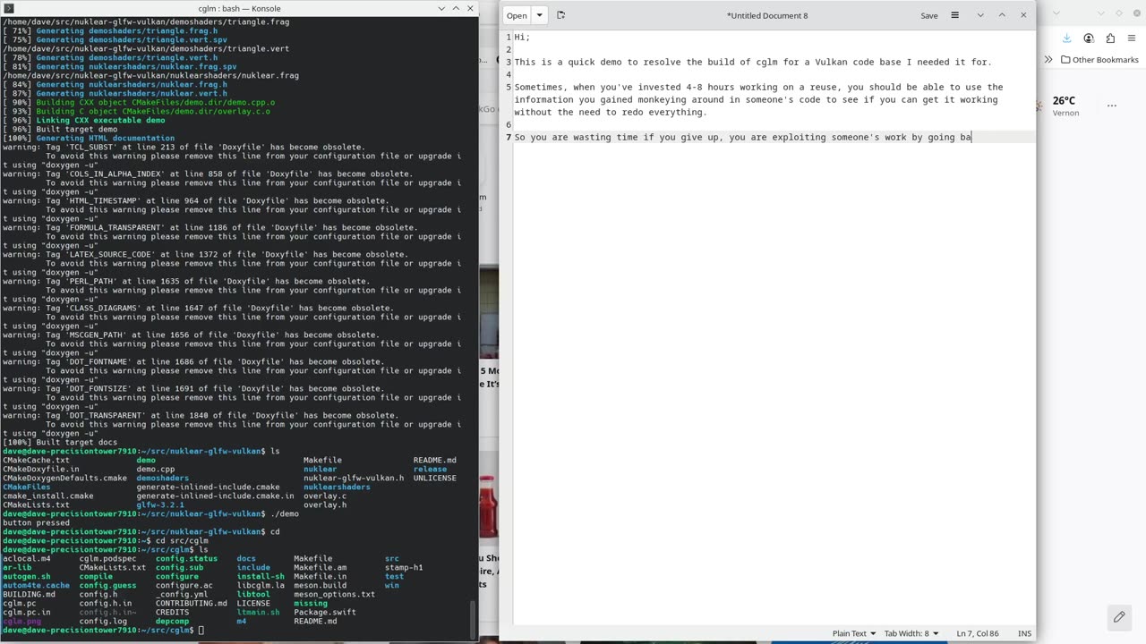 Part 2 to converting cglm to full automake builds