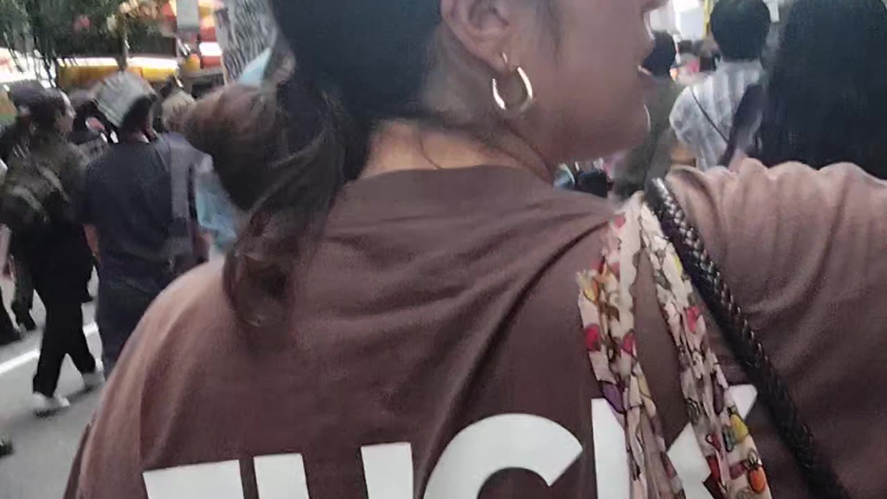 "RISE UP FOR GAZA" + "ICE OUT OF NEW YORK"