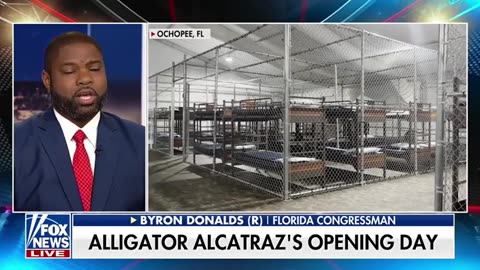 Byron Donalds: Alligator Alcatraz Is Ready for Deportations, Unlike Biden's Facilities