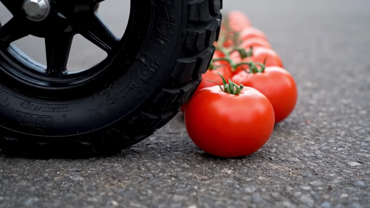 Tomato crushing ASMR