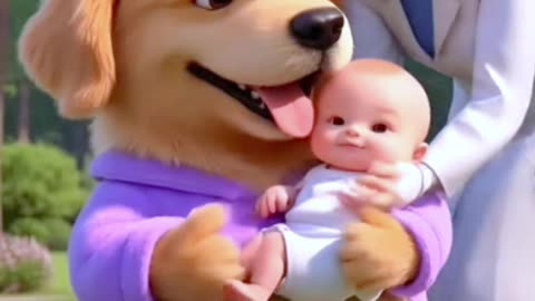 Dog’s Hilarious Reaction to a Human Baby