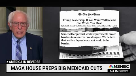 ‘Death sentence’: Sen. Sanders on GOP Medicaid cuts