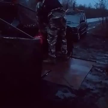 Russian Recovery Operations Packaging Them for the Trip Home