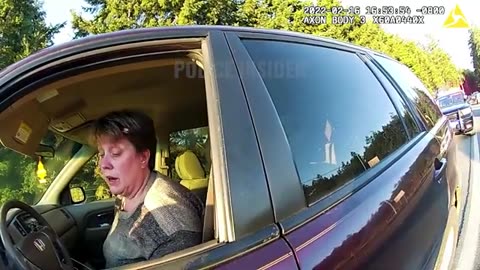 Karen Meets Karma After Fleeing Traffic Stop