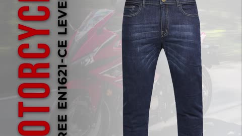 Men's Engineered Kevlar Motorcycle Jeans – Ultimate Protection & Comfort