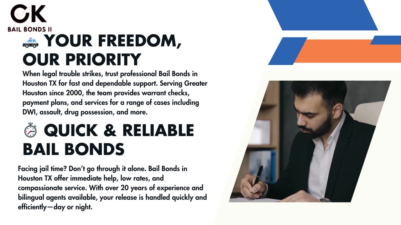 Quick Freedom with Bail Bonds in Houston TX