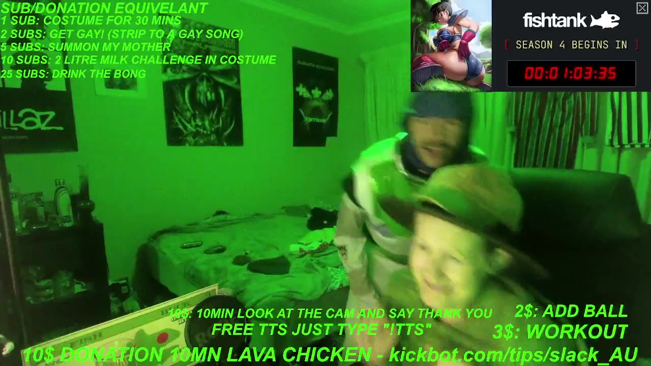 slack_au's mom singing Lava Chicken