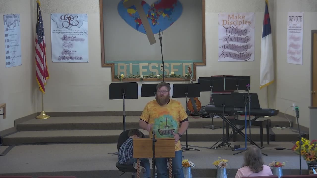 Greeting at Moose Creek Baptist Church7-27-2025