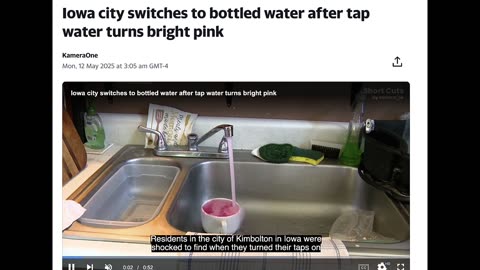 POISONED PINK DRINK WATER BIO WEAPON APPEARING IN TOWNS ACROSS AMERICA