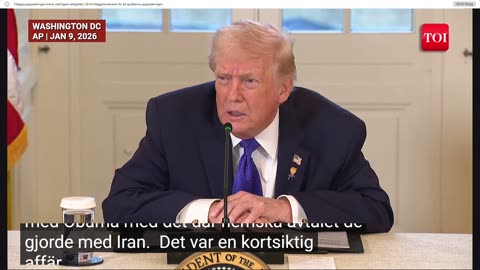 Trump fabulerar om ryska o kinesiska krigsskepp utanför Grönland
