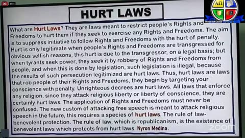 A Theory of "Hurt Laws"
