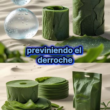 Se utilizan las Algas como ingrediente principal para elaborar empaques.