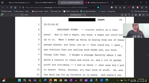V 9-Robert Hur Classified Documents interview with Joe Biden