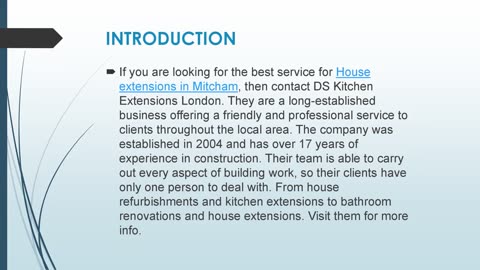 Best House extensions in Mitcham
