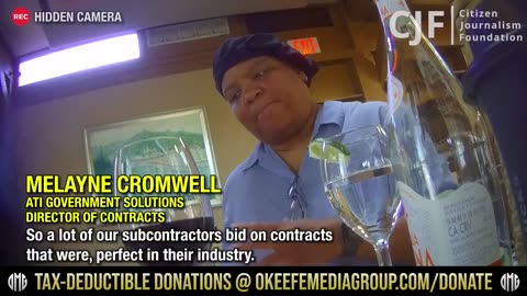 James O'Keefe exposes a $100B federal contracting scam where a minority-owned firm wins