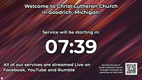 Christ Lutheran Church - Live Service Stream