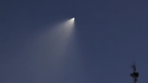 Iranian missile heading towards occupied territories