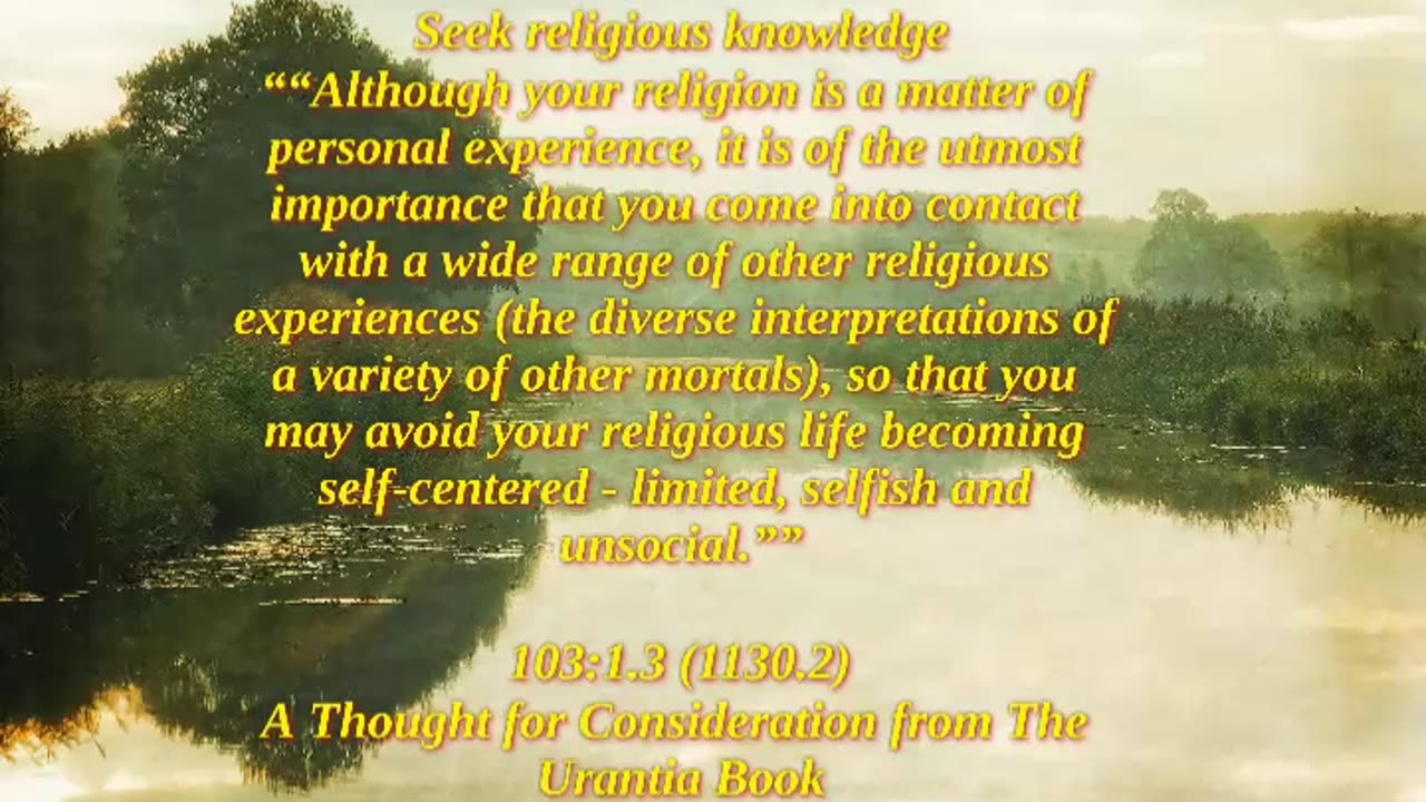Seek religious knowledge