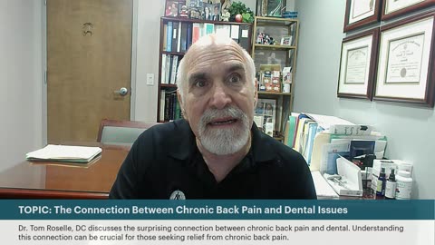 STREAM: The Connection Between Chronic Back Pain and Dental Issues