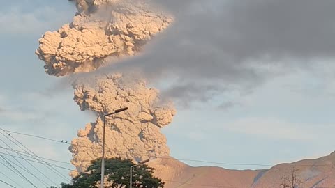 Kanlaon Volcano Eruption Sends Giant Ash Plum Into Sky