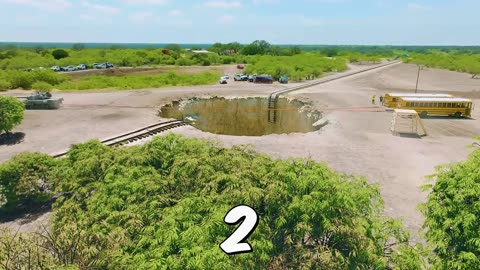 Train Vs Giant Pit