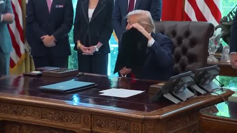 President Trump signs two executive orders aimed to eliminate cashless bail, flag desecration