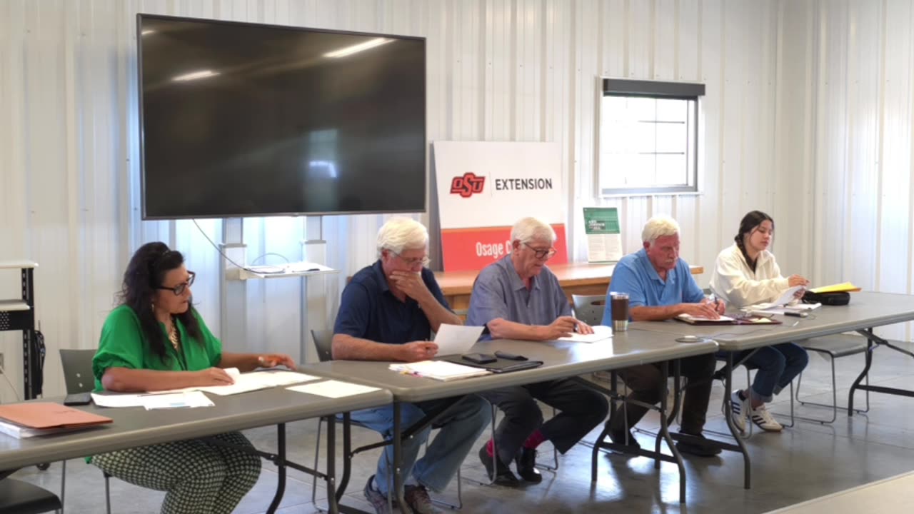 07.01.2025- Osage County Excise Board