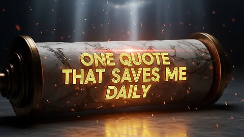 One Stoic Quote That Saves Me Every Day (Marcus Aurelius)