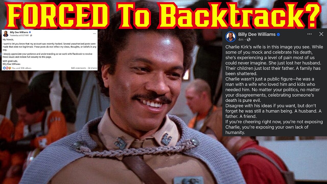Star Wars Legend FORCED To Backtrack On Charlie Kirk Posts By PR Team? Billy Dee Williams
