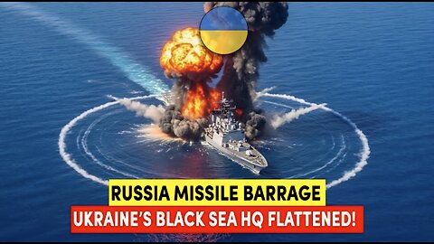 Russia Just Launched a Devastating Missile Barrage—Ukraine’s Black Sea HQ Flattened!
