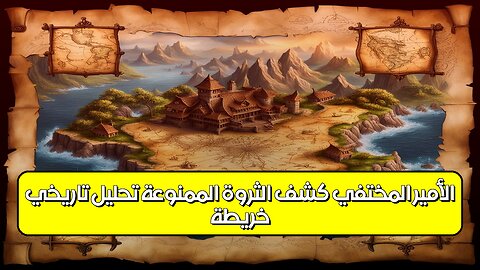 خريطة "الأمير المختفي": كشف الثروة الممنوعة | تحليل تاريخي #كنوز #غموض #تاريخ