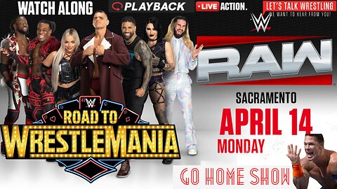 FINAL STOP WWE RAW WRESTLING the road to WrestleMania. WATCH ALONG with HEEL OF THE RING PODCAST
