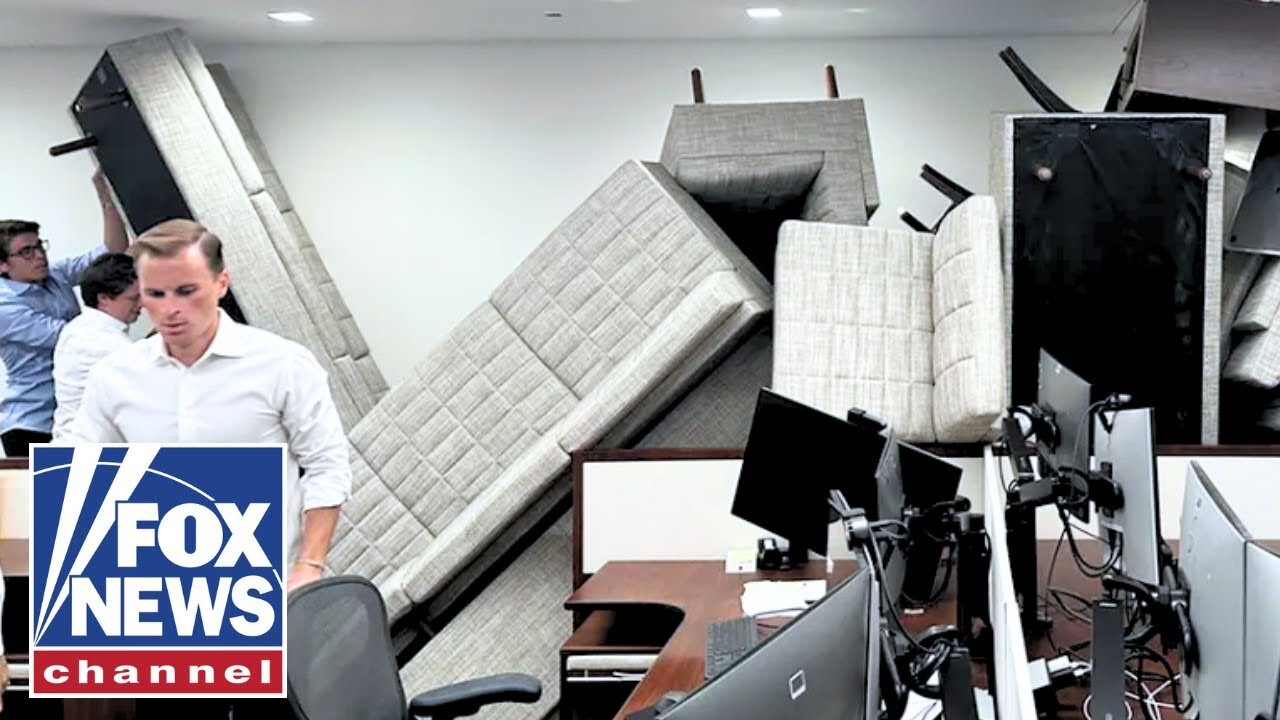 Released photos show employees barricading during NYC shooting