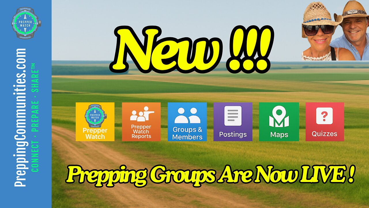 New!!! Prepping Groups Are Now Live!!!