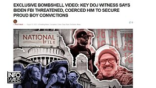 BOMBSHELL: DOJ Witness Confirms Biden FBI Threatened & Coerced Him To Secure Proud Boy Convictions