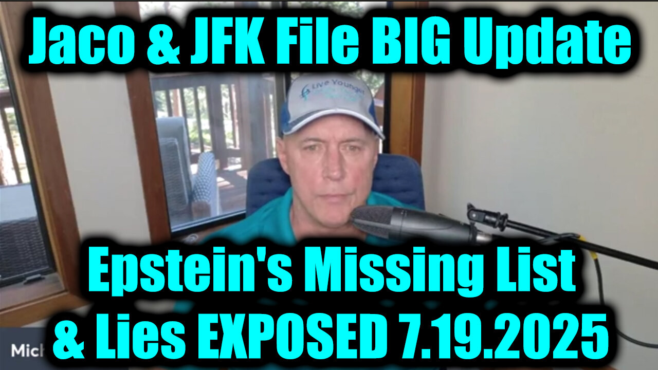 JAC. JFK File BIG Update. 7-19-25-AT-9PM-CST-00-EST #TRUTH