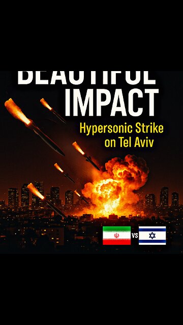 ❗️🇮🇱/🇮🇷 WATCH: Beautiful Hypersonic Impact in Tel Aviv