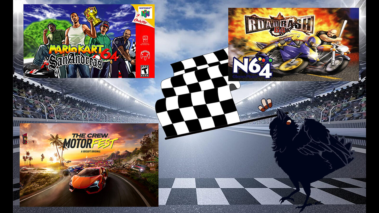 MK64(GTA), Road Rash 64, and Crew Motorfest [STREAM ARCHIVE]