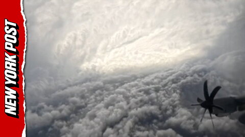 Flying inside the eye of Hurricane Melissa