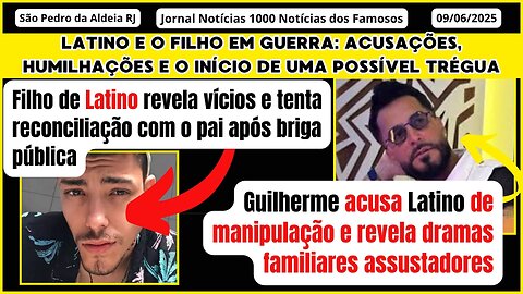 Isso é polêmica! Filho de #Latino revela vícios e tenta reconciliação com o pai após briga pública.